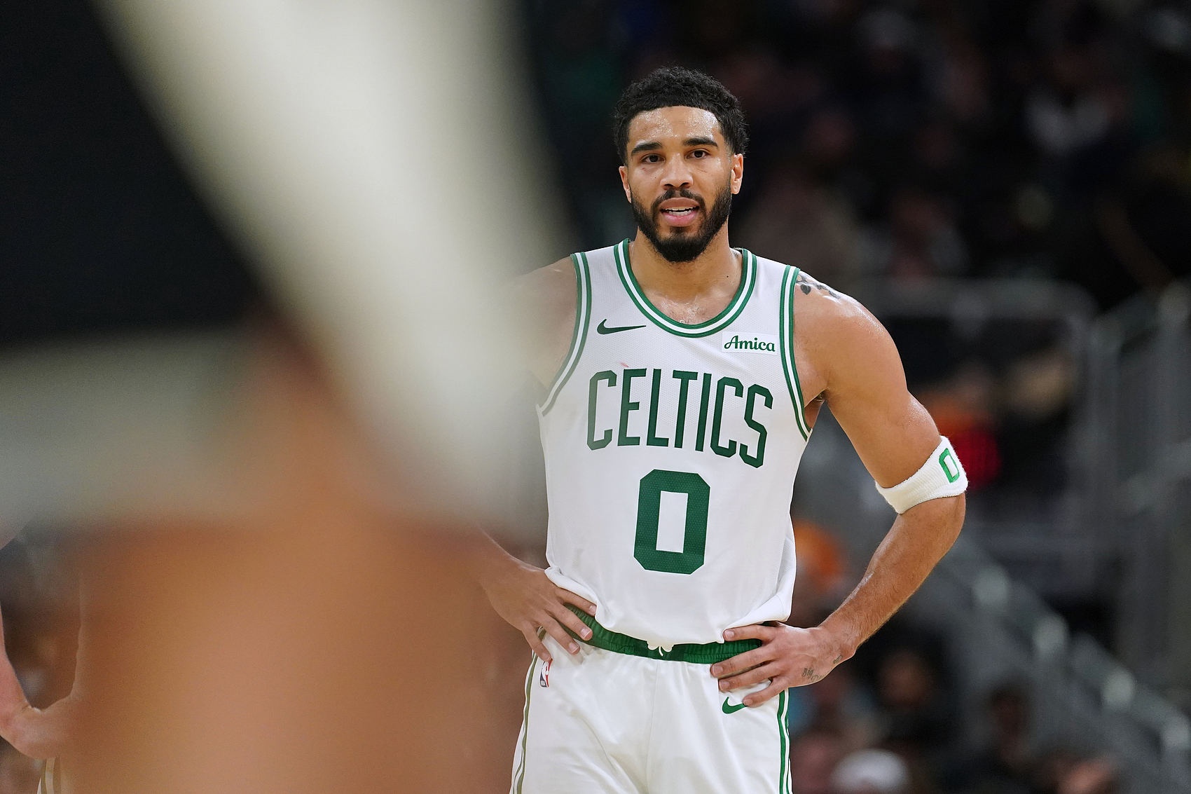 世界杯官方直播软件安装-塔图姆：本周才决定出战MSG的这场比赛 赛前还告诉自己要放松